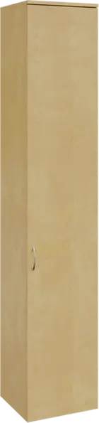 ST 6 - 42 šatní skříň, tyč, pravá, 2150x400x600, bříza světlá